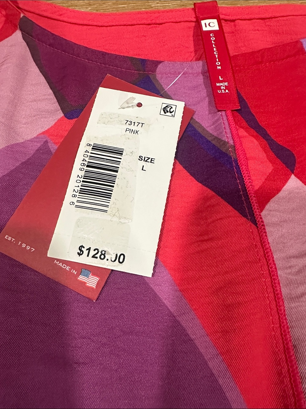 IC by CONNIE Asymmetrical Tunic Relaxed fit
3/4 Sleeves Pocket NWT $125 - Picture 5 of 8